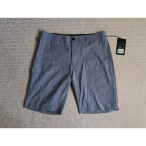 7 Diamonds Intertidal Hybrid Performance Shorts Mens Size 33 & 10" Light Blue